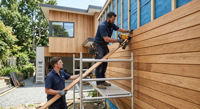 Wood Plank Siding Installation in Boston, MA